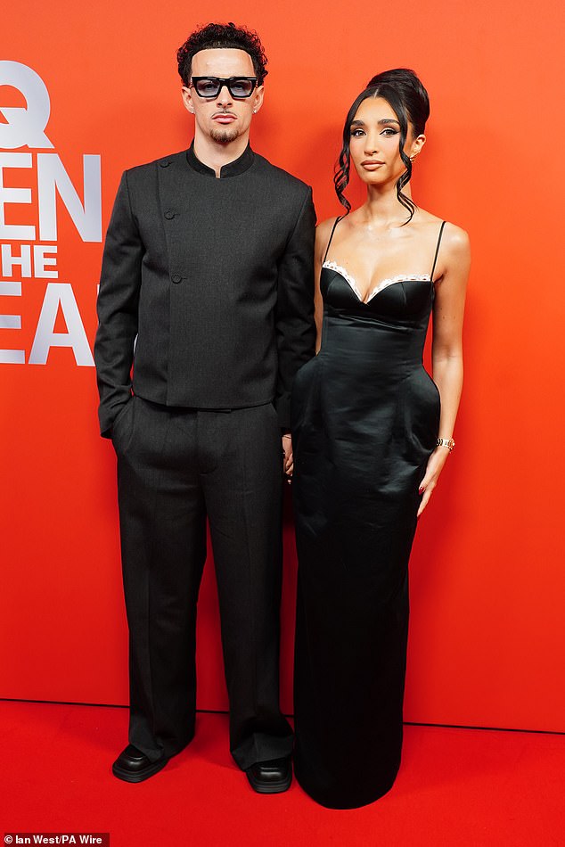 Liverpool footballer Curtis Jones and his partner Saffie Khan were dressed to impress for the annual event