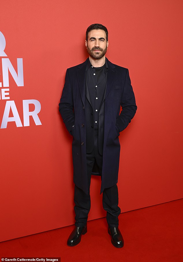 Brett Goldstein posed for a snap ahead of the ceremony