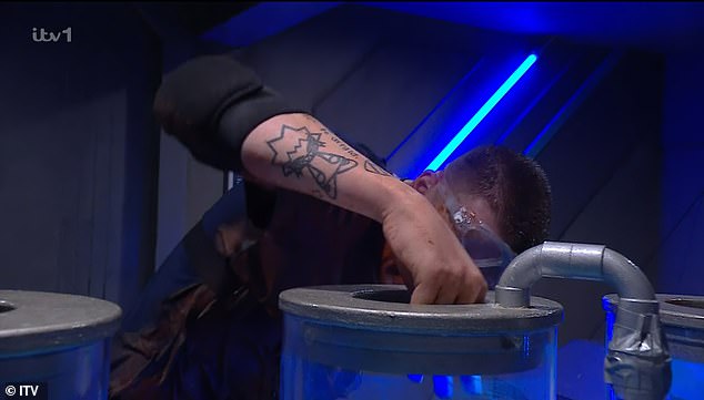 Just making it out in time, he valiantly army rolled out, before a smoke explosion erupted from the vault