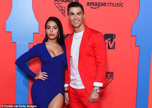 Ronaldo was joined on his visit to the White House by his fiancee, Georgina Rodriguez