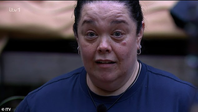 And while the foursome were successful and won all 10 photos for camp, Lisa was left red faced as she confessed: ' I've weed. I've weed a bit. I did, I've weed a bit'