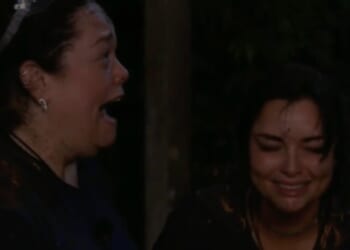 Watch the awkward moment Lisa Riley reveals she WET herself in terrifying I'm A Celeb challenge