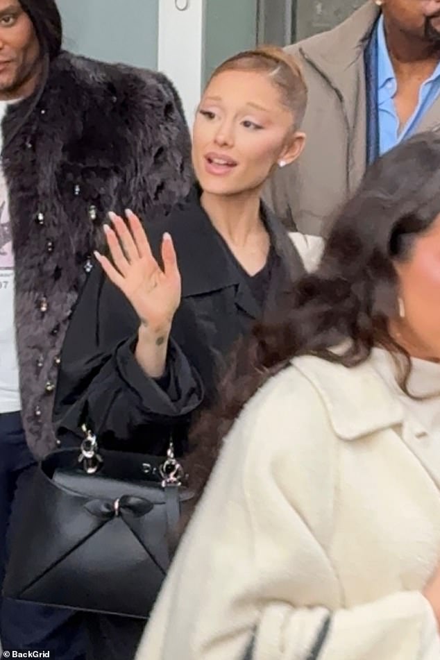 Grande was spotted departing Harbor Nightclub with stylist Law Roach on Tuesday