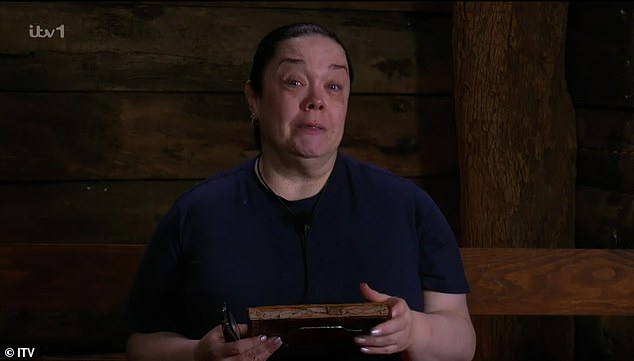 Fans took to X to vent their fury, after watching Kelly Brook , 45, and Lisa Riley, 49, (pictured) sob over missing their loved ones after just three days in the jungle