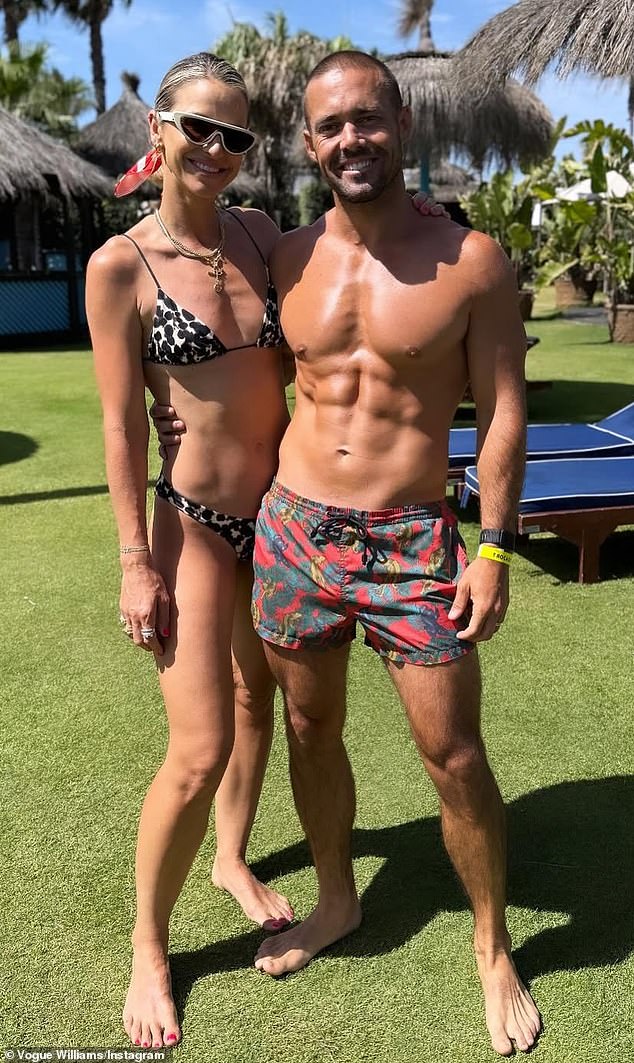 Spencer [pictured with Vogue] was lined up to be a late arrival in the 2015 series of I'm A Celeb but it was deemed 'unsafe' after he admitted to producers he had been taking steroids