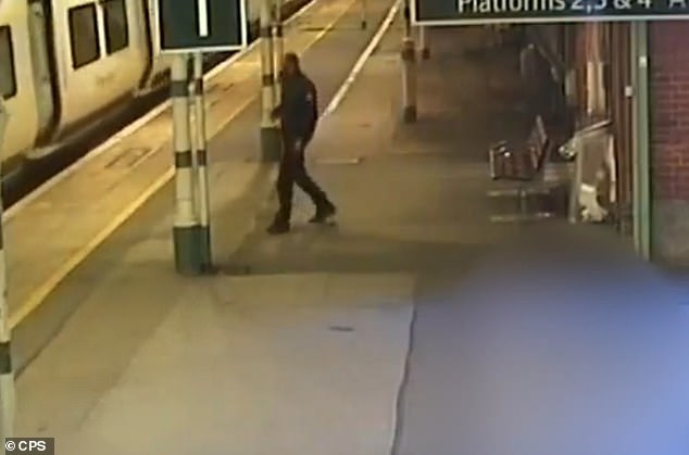 The 27-year-old then boarded the same Thameslink train as the student - who was travelling home from college - and told her 'I want to have sex with you'