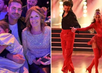 Zac Efron makes surprise appearance in the ballroom to cheer on brother Dylan in DWTS semi-finals
