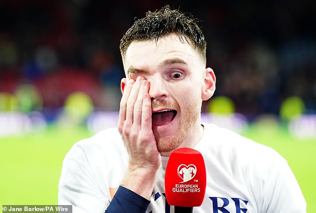 Andy Robertson was ecstatic to qualify and admitted: 'This could be the last chance I have'