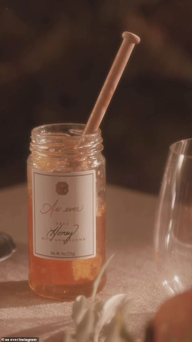 The sweet anecdote from Markle's family life also served to promote As Ever's new Sage Honey with Honeycomb, which retails for $32.00 for a 9 oz. jar on the official website