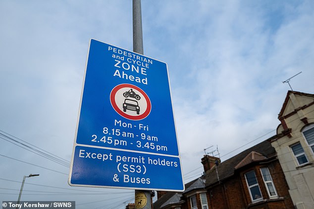 Medway Council's School Streets Scheme prohibits motorists from using roads outside 11 schools at 'school gate times' - between 8:15 and 9am in the morning and 2:45 and 3:45pm in the afternoon