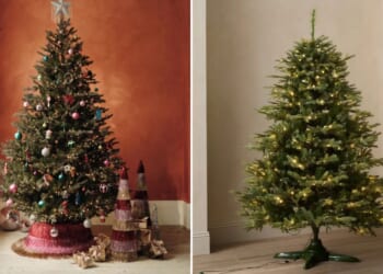 M&S launches first-of-its-kind fake Christmas tree with secret button that means it’s up & ready to decorate in seconds