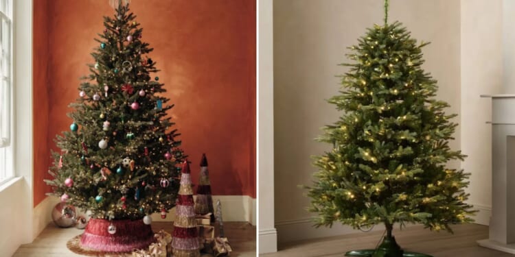 M&S launches first-of-its-kind fake Christmas tree with secret button that means it’s up & ready to decorate in seconds