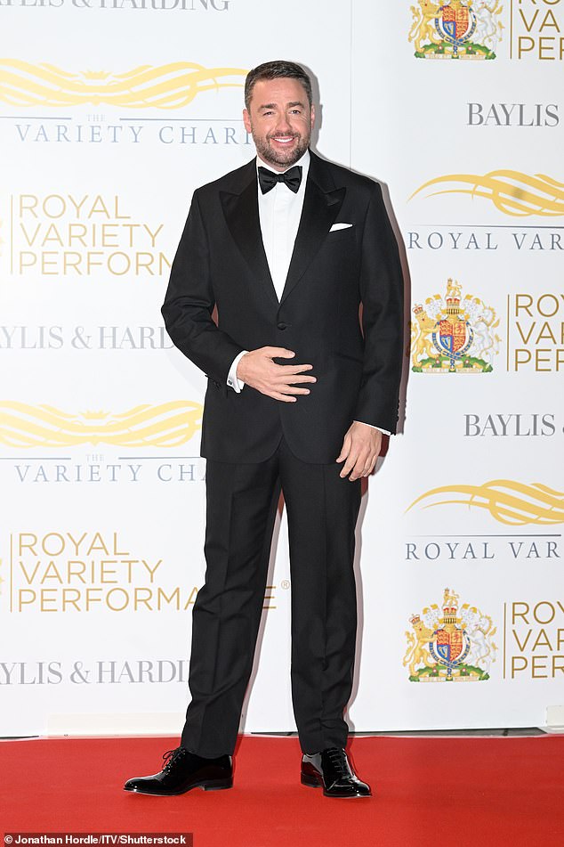 Jason Manford was all suited and booted ready to host the event