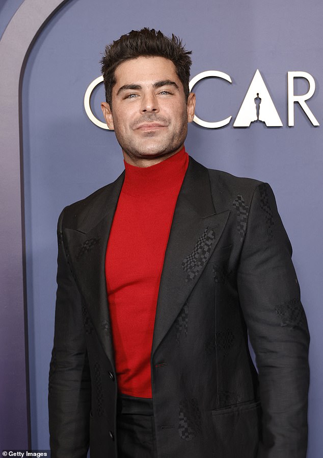 In November 2013, he slipped on a pair of socks, fell, and smashed his chin into a granite fountain - an accident that resulted in him 'shattering' his jaw; seen last year