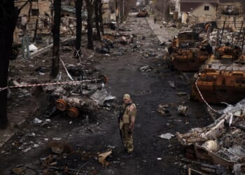 Smirking Russian ‘butcher of Bucha’ who led slaughter of Ukraine civilians UNMASKED as probe ‘goes all the way to Putin’