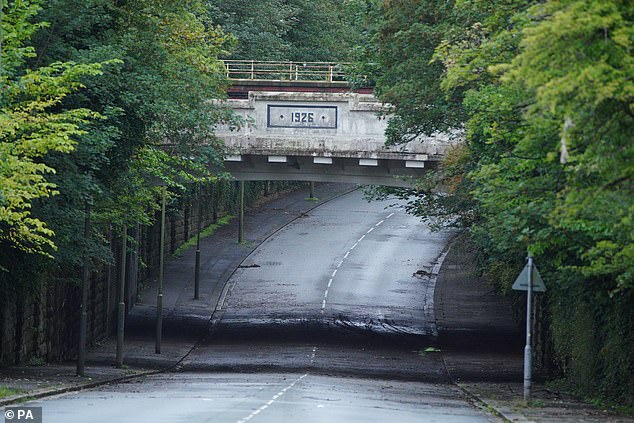 Queens Drive, Mossley Hill, where the Marcos' car became caught in floodwater 15ft deep