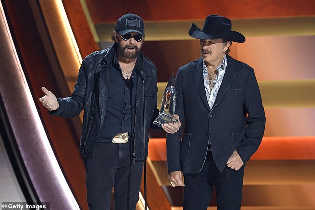 Brooks & Dunn was named Vocal Duo of the Year, marking their 16th win in the category