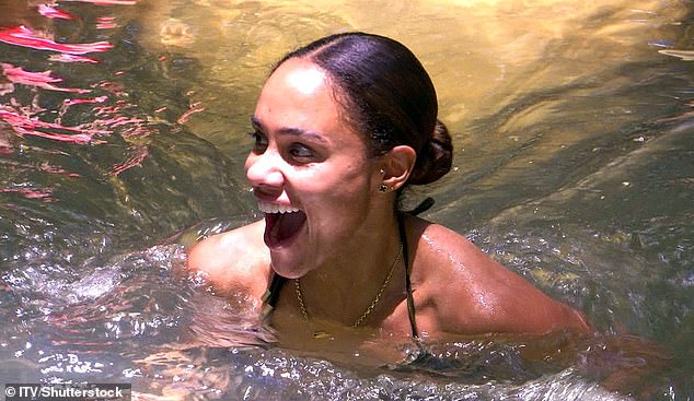 Alex Scott took the plunge during Wednesday evening's instalment of the hit show