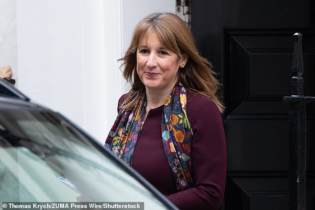 'Graduates who become higher-rate taxpayers on £50,000 are in an even worse position. They face a marginal tax rate of 51 per cent, while some with a postgraduate degree hand over 57 per cent ¿ often even more if they have children. And that¿s before Rachel Reeves¿s Budget next week. Pictured: The Chancellor yesterday