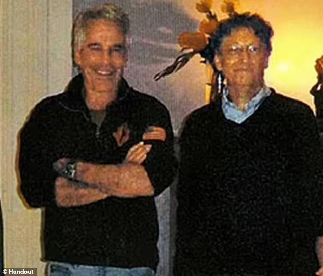 Jeffrey Epstein, seen here withh Bill Gates