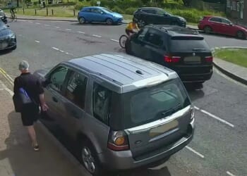 Horror moment BBC Children in Need chairman Terry Duddy hits cyclist with his car as boss resigns just 11 days into job