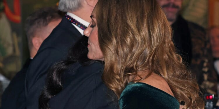 Princess Kate and Jessie J share emotional hug at the Royal Variety Performance over their brave cancer journeys