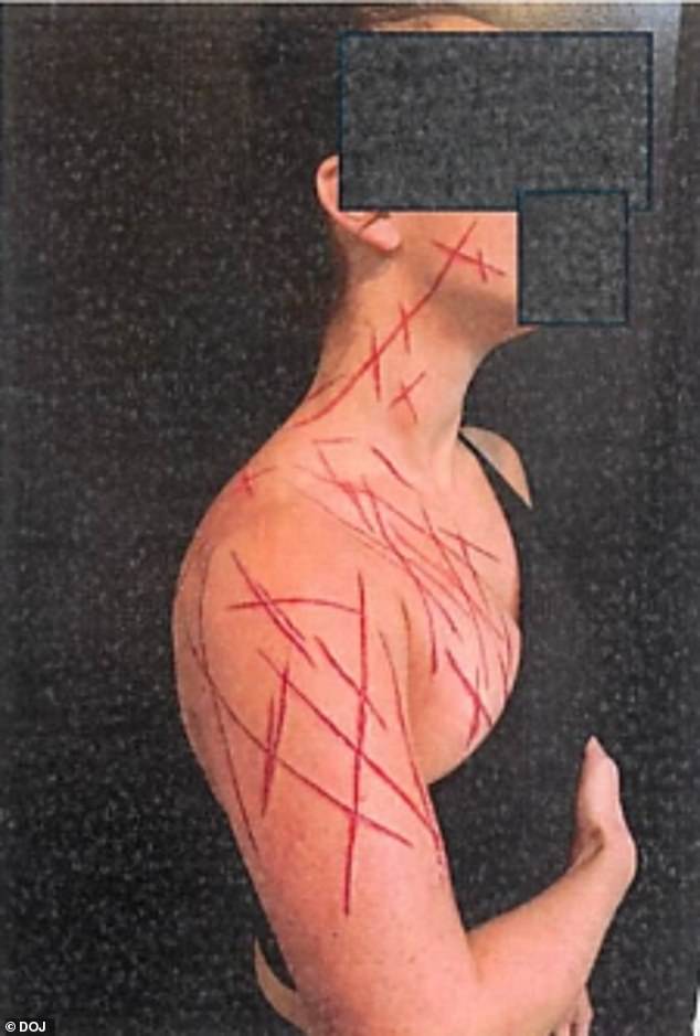 A federal investigation determined that Greene lied about the entire thing and paid a 'body modification' artist to put the lacerations on her body after she had given them a pattern