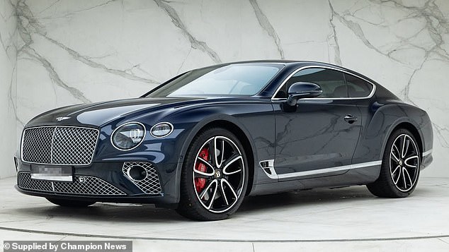 Mr Haddad's Bentley Continental GTW12 (stock image) was stolen in January 2023