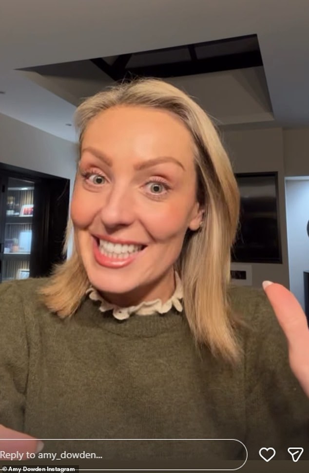 Elsewhere Amy took to her Instagram Stories to share a candid video discussing her recovery as she explained she is 'starting to feel like me again'