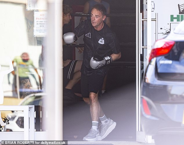 The gym is a favourite of Ant, who has been boxing there for years after he returned from a morning of presenting in the I'm A Celebrity jungle