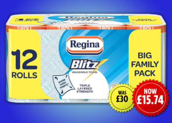 Major retailer slashes price of 'staple' jumbo kitchen roll to just £1.32 each — but it's selling FAST