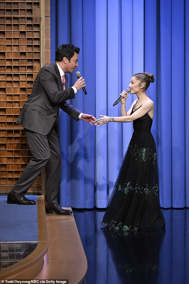 The actress, 32, shared the news via Instagram Stories on Thursday, posting a still from her recent appearance on The Tonight Show With Jimmy Fallon alongside the caption: 'moments before Covid' (seen on November 18, 2025)