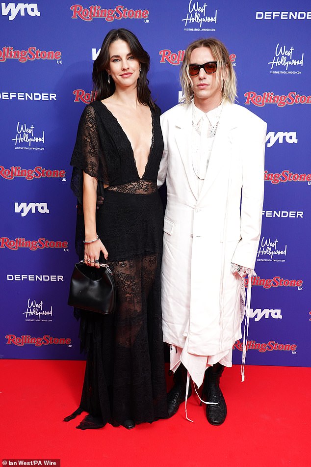 Jamie Campbell Bower and Elena Taber arrived for the annual awards ceremony