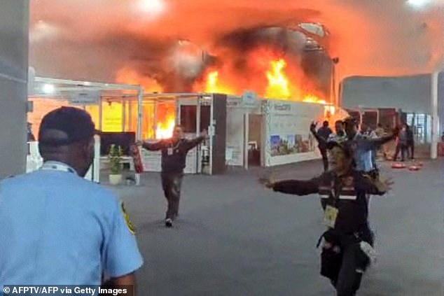 Fire disrupted the United Nations COP30 climate talks on Thursday
