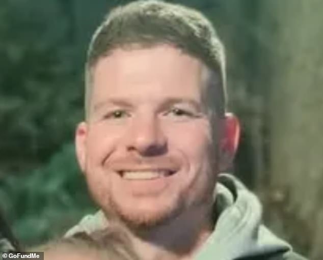 Matt Sweets, pictured here, survived the initial explosion but later succumbed to his injuries after 95 per cent of his body was burned