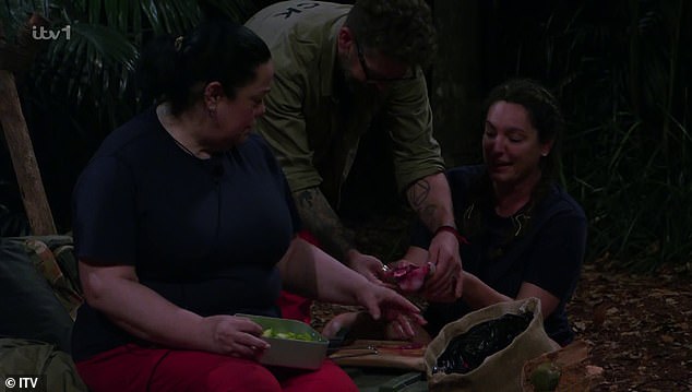 Jack has butted heads with Kelly Brook over cooking and preparation of food in camp