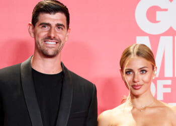 Thibaut Courtois' model wife Mishel steals show in revealing dress on red carpet at GQ Men of the Year award ceremony