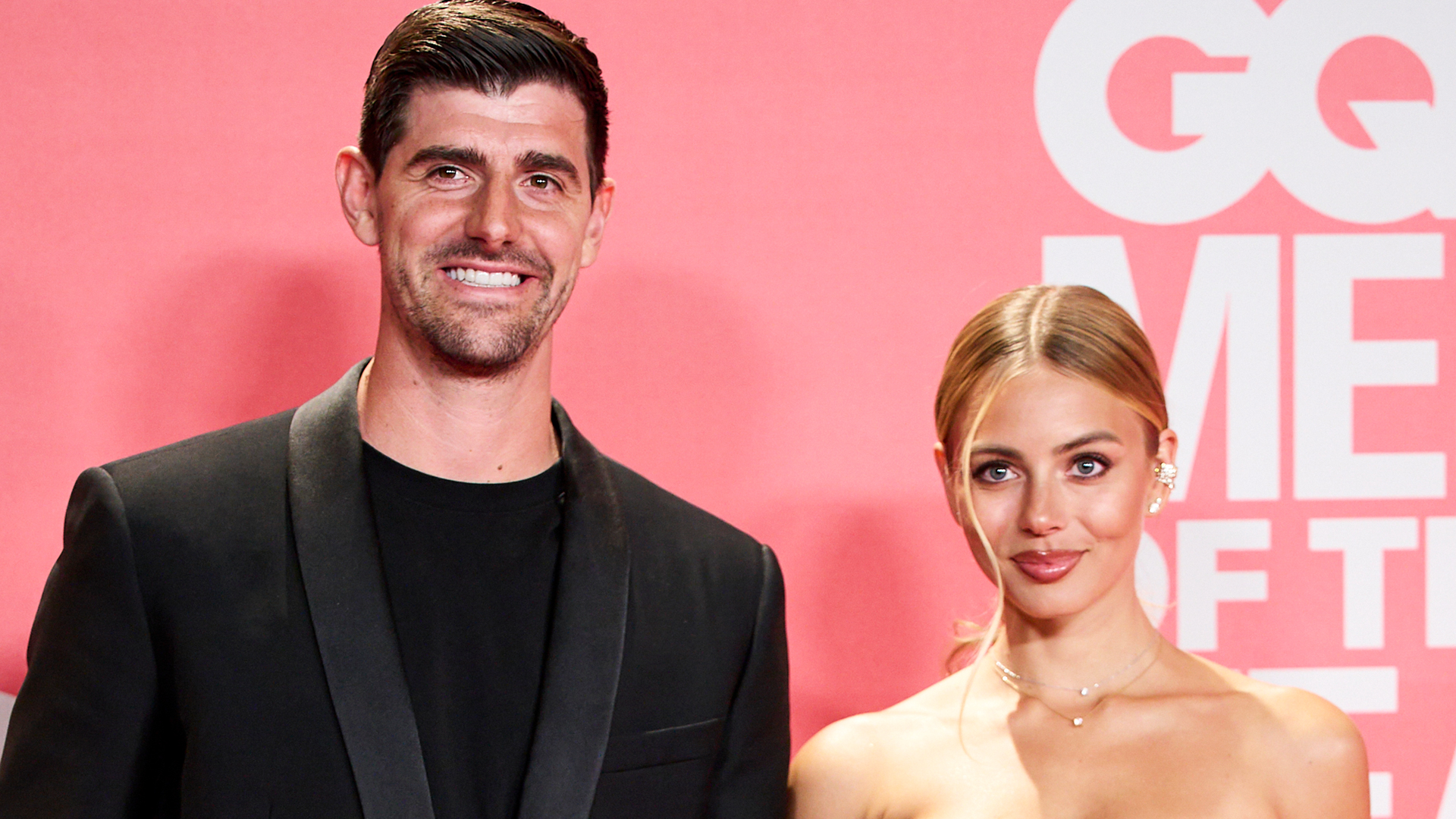 Thibaut Courtois' model wife Mishel steals show in revealing dress on red carpet at GQ Men of the Year award ceremony