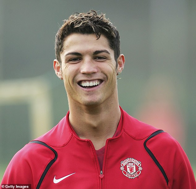 The Portuguese international has come a long way since his gangly days at Manchester United (pictured in 2006)