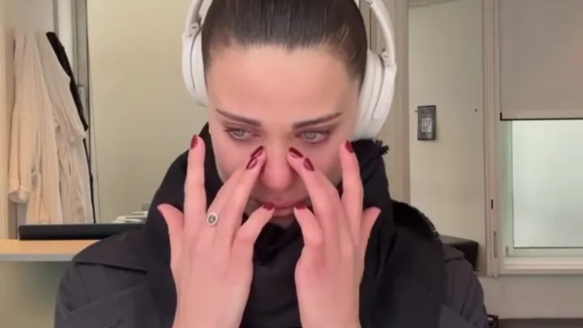 Bridgerton star breaks down in tears after being hit by a man in central London months after being mugged