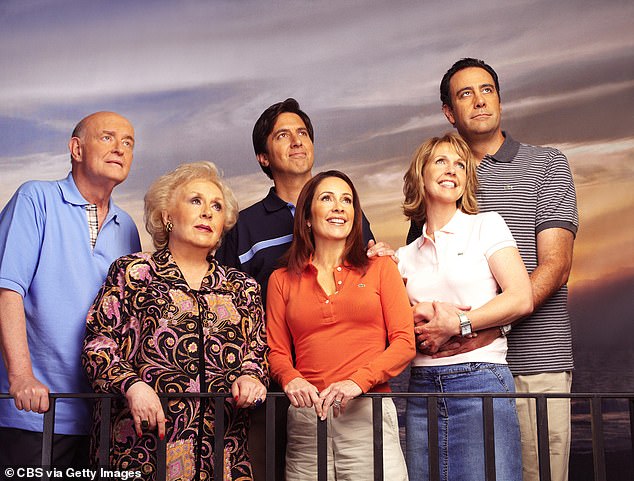 The cast are pictured in 2005 during the show's final season