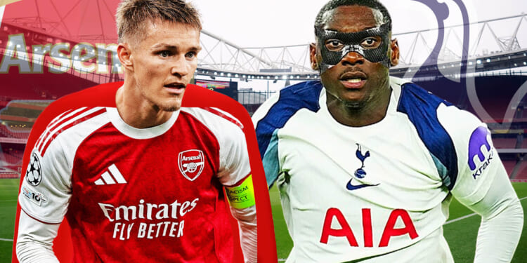 Arsenal captain Odegaard set for superhero return in North London derby while Spurs star Kolo Muani could play in MASK