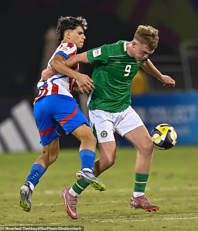Republic of Ireland striker Michael Noonan is a player Manchester United are keeping a close eye on, so too are Celtic
