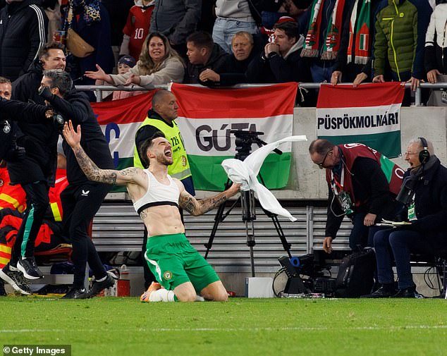 Ireland - who have been drawn against Czech Republic - managed to clinch their play-off spot in dramatic fashion last week, when Troy Parrott scored a 96th-minute winner against Hungary