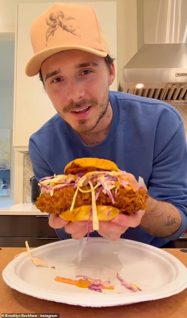 However his followers all had one complaint as they took to the comments, using the video to criticise Brooklyn for recently skipping his father's knighthood