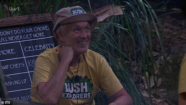 Elsewhere, campmate Martin Kemp, 64, was reportedly known as Barre, referencing the handrail used in ballet