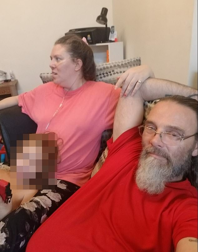 Social media posts indicate Hall has been with partner Ginger Stein (pictured, left) since at least 2014