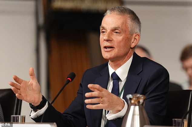 The BBC's director-general Tim Davie (pictured in January) resigned amid a row over the doctoring of a Donald Trump speech for a Panorama episode