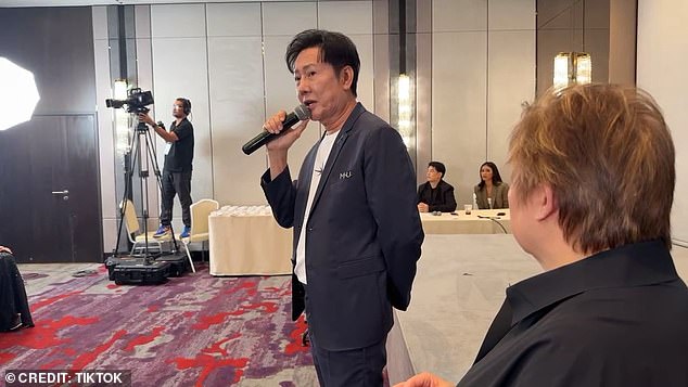 The incident took place during a live-streamed ceremony of the event, where Nawat Itsaragrisil, Vice President for Asia and Oceania within the Miss Universe Organisation, confronted Melissa Flores Bosch about her absence from a sponsor shoot earlier that day