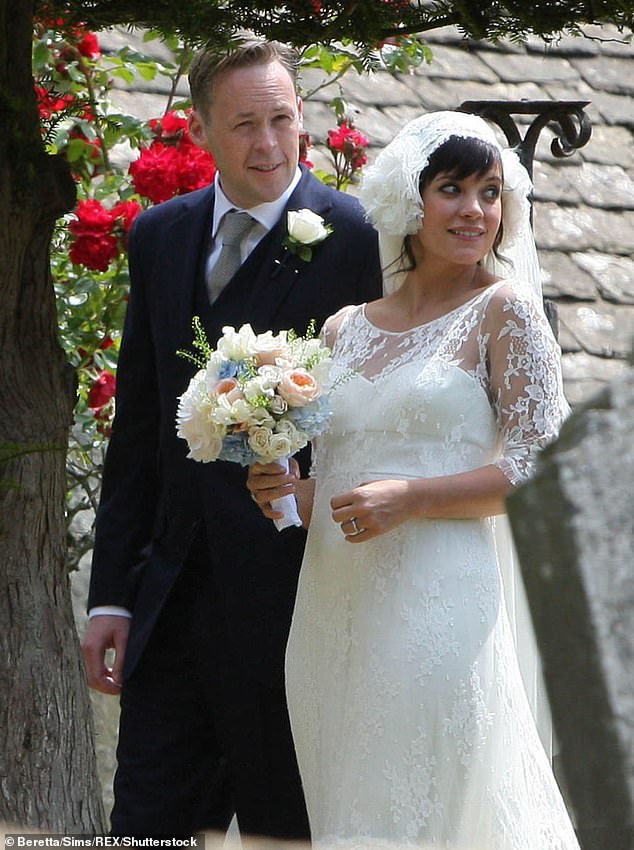 In a new interview, Lily has now made rare comments about her two children Ethel, 13, and Marnie, 12, who she shares with her first husband, builder Sam Cooper (pictured 2011)